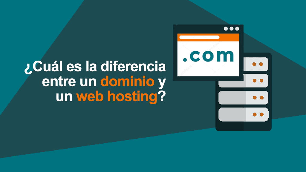 ¿En qué se diferencia un hosting de un dominio?